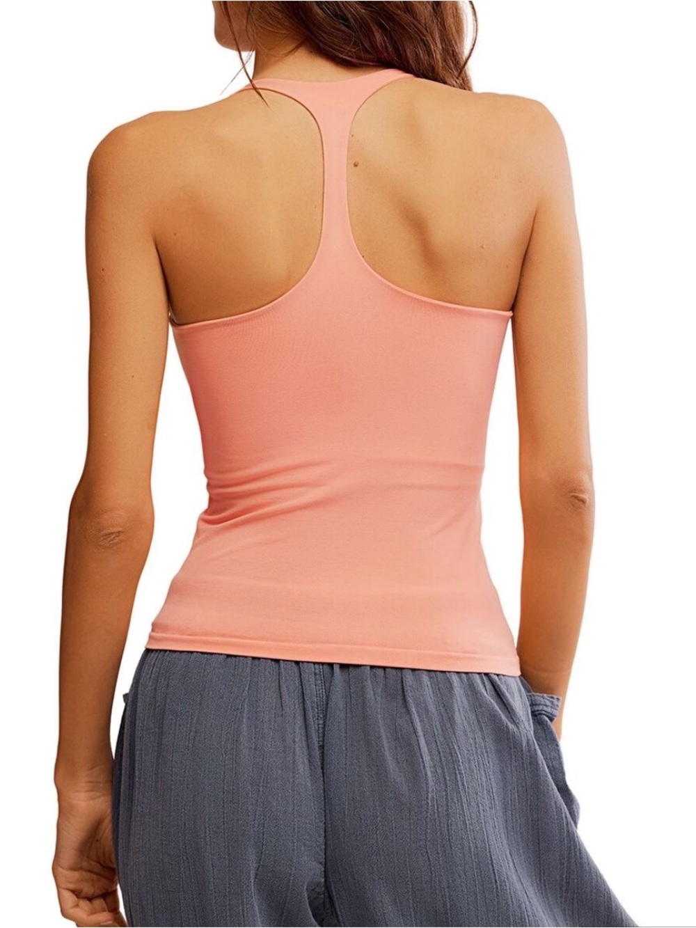 Free people Clean Lines Racerback Tank Top - Picture 3 of 6